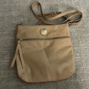 Leather Tommy Hilfiger Handbag Light Beige